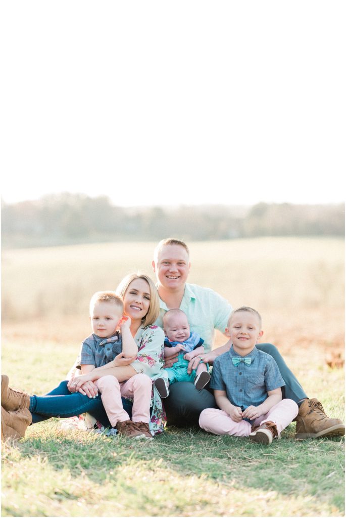 Spring Family Portraits at The Howard County Conservancy