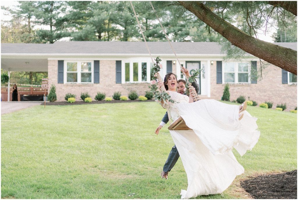 Backyard Wedding in Mt. Airy Maryland