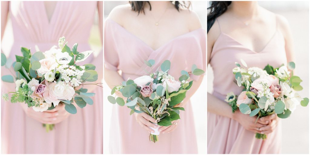 Blush and Green District Winery Wedding