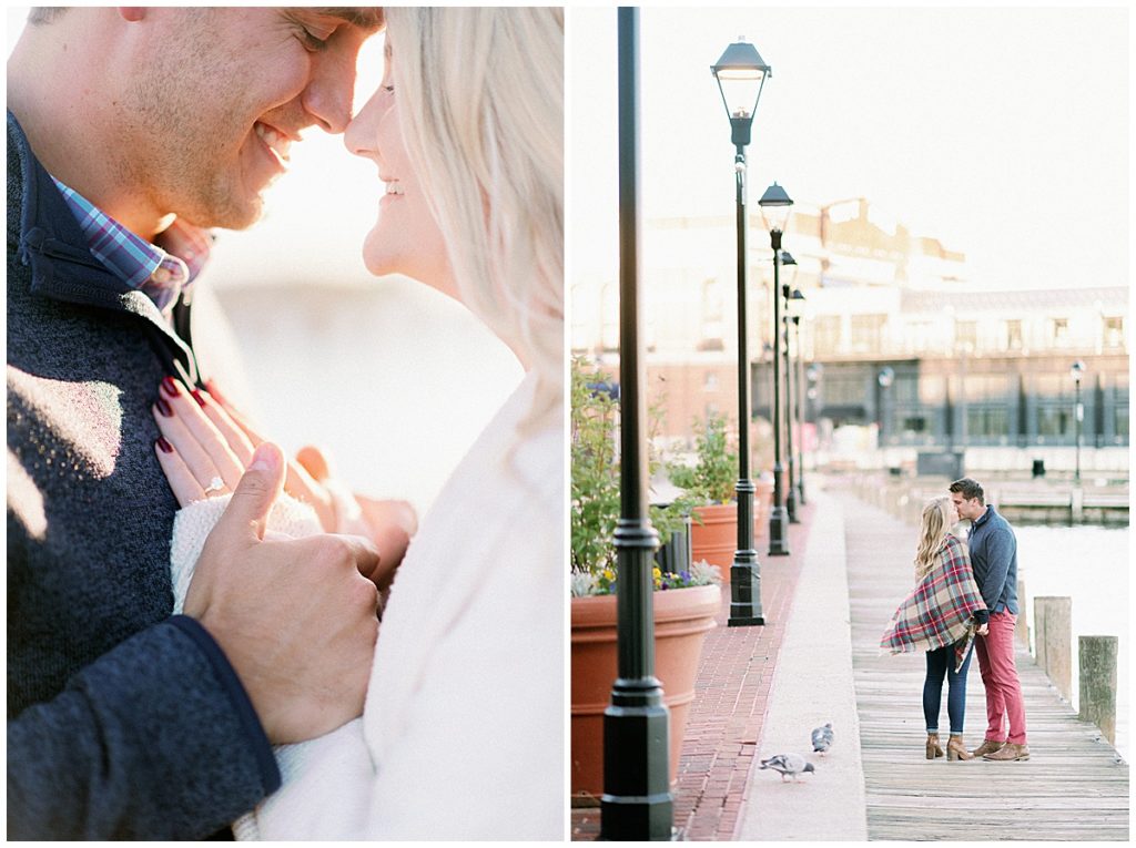 Fall Engagement Portraits at Fell's Point