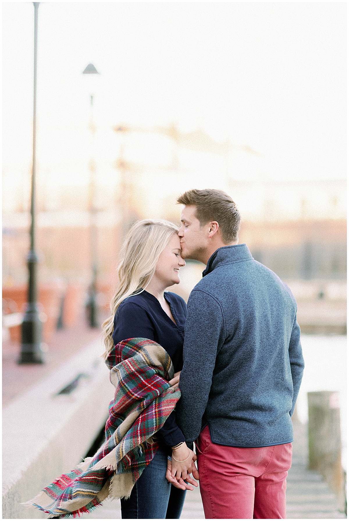 Fall Engagement Portraits at Fell's Point