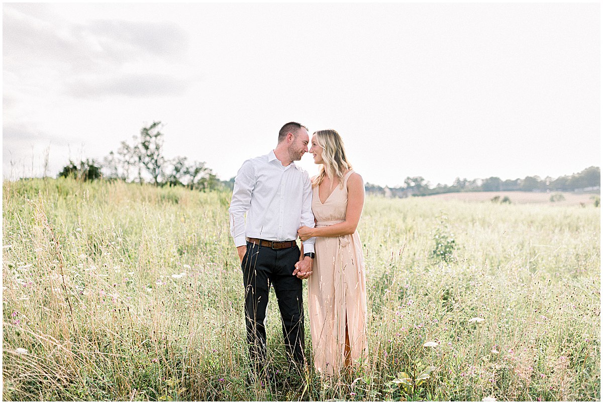 Summer Engagement Portraits at Howard County Conservancy