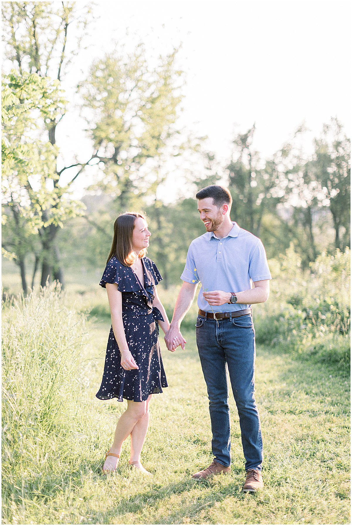 Summer Engagement Portraits at Howard County Conservancy