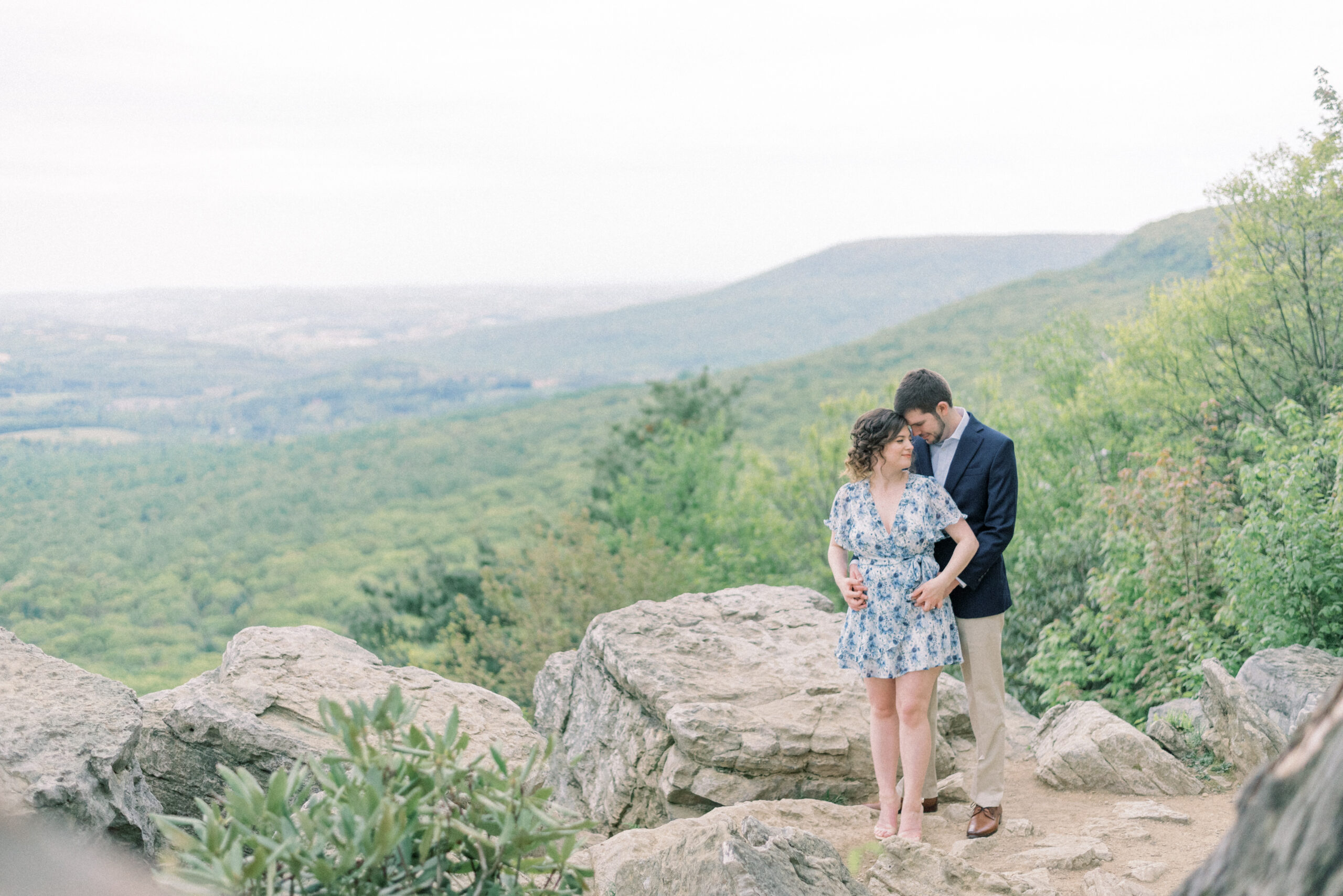 Maryland wedding photographer captures man hugging woman from behind