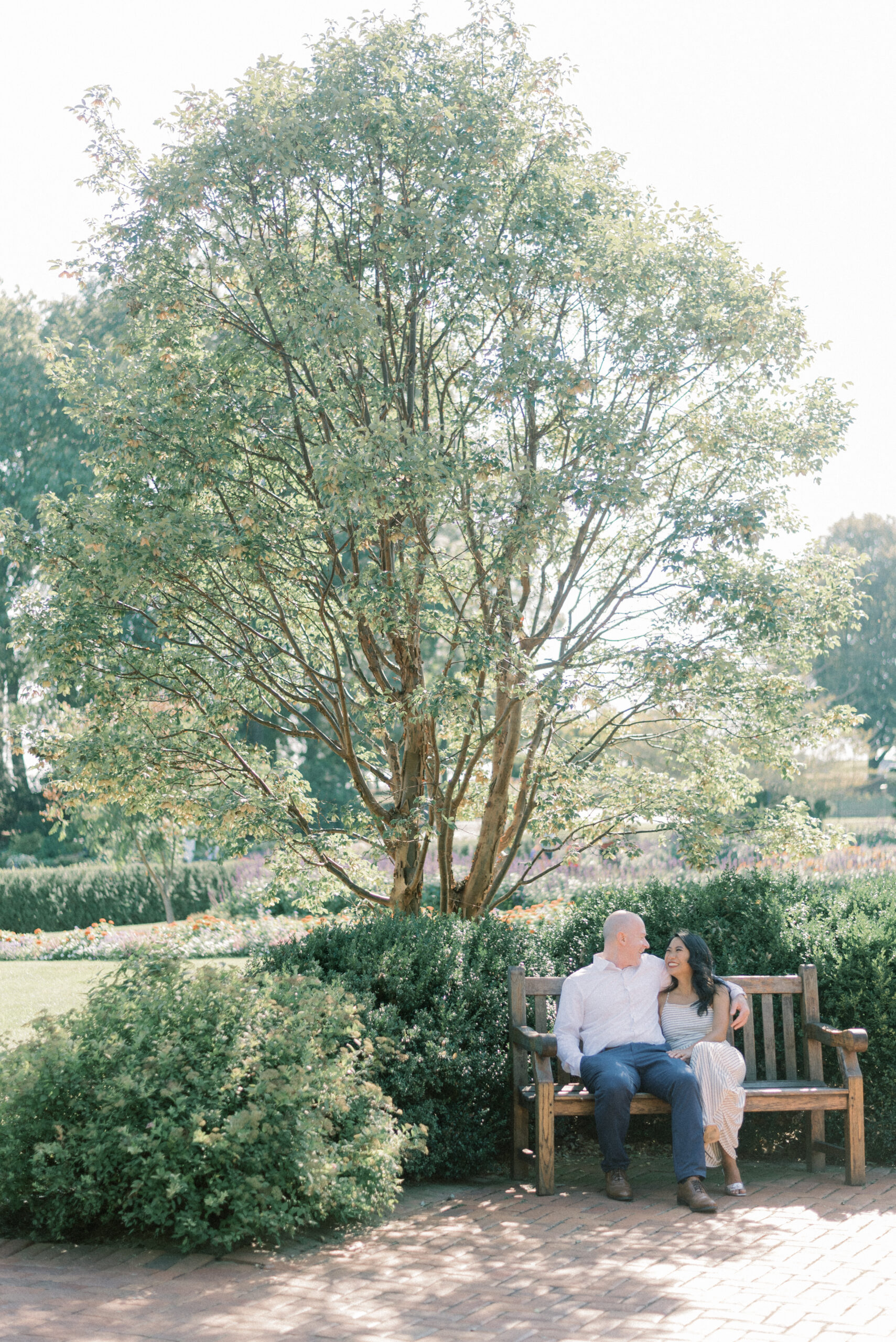 Hershey Gardens Engagement Portraits
