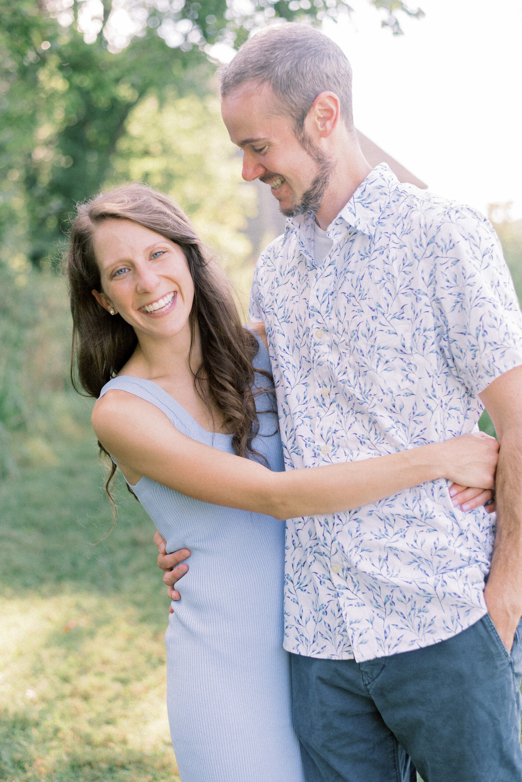 Maryland photographer captures husband and wife laughing together