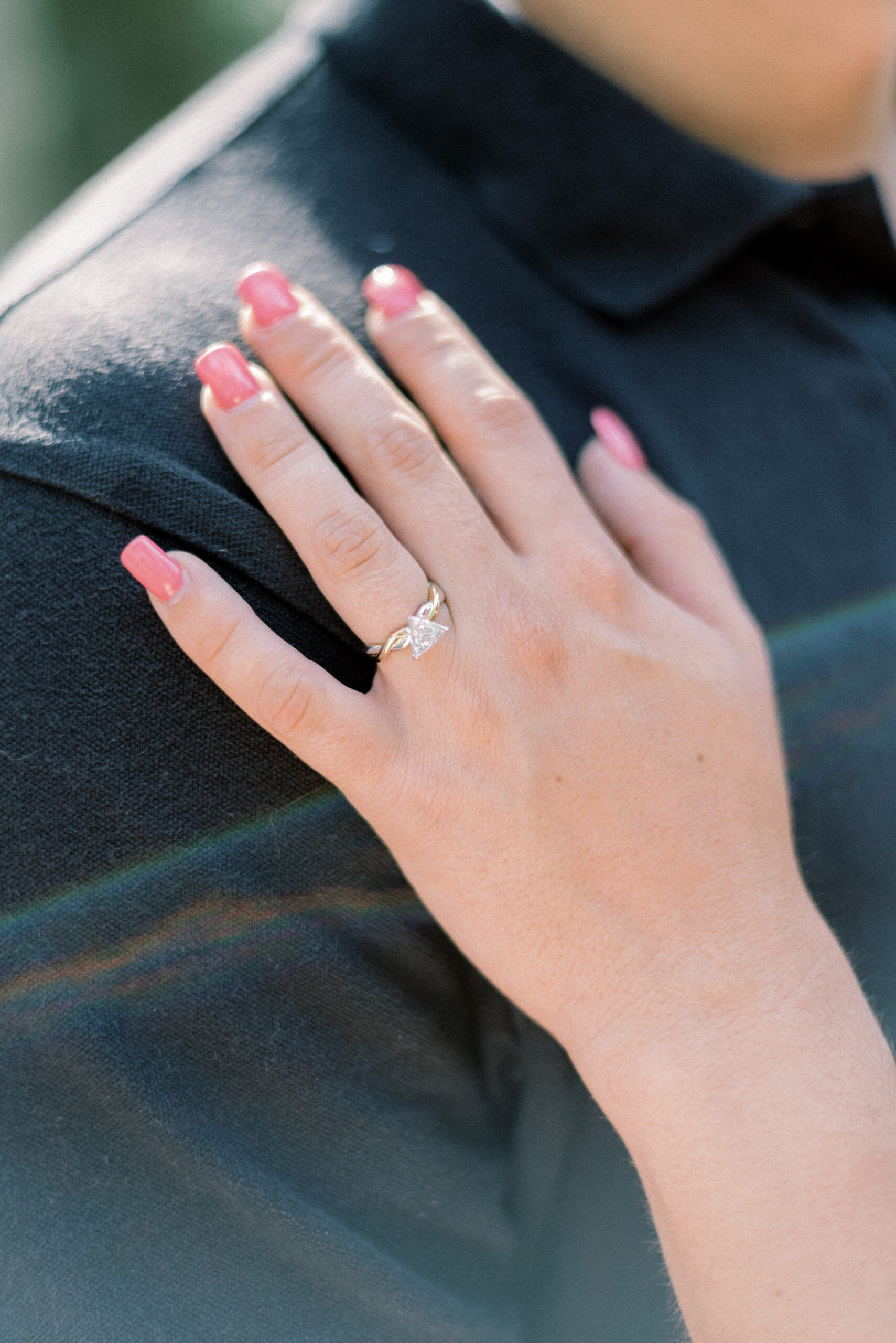 Maryland photographer captures close up of engagement ring