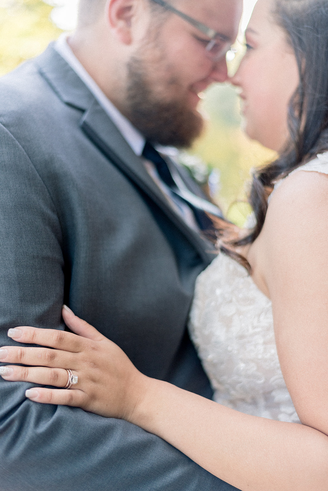 Pennsylvania wedding photographer captures close up of wedding ring