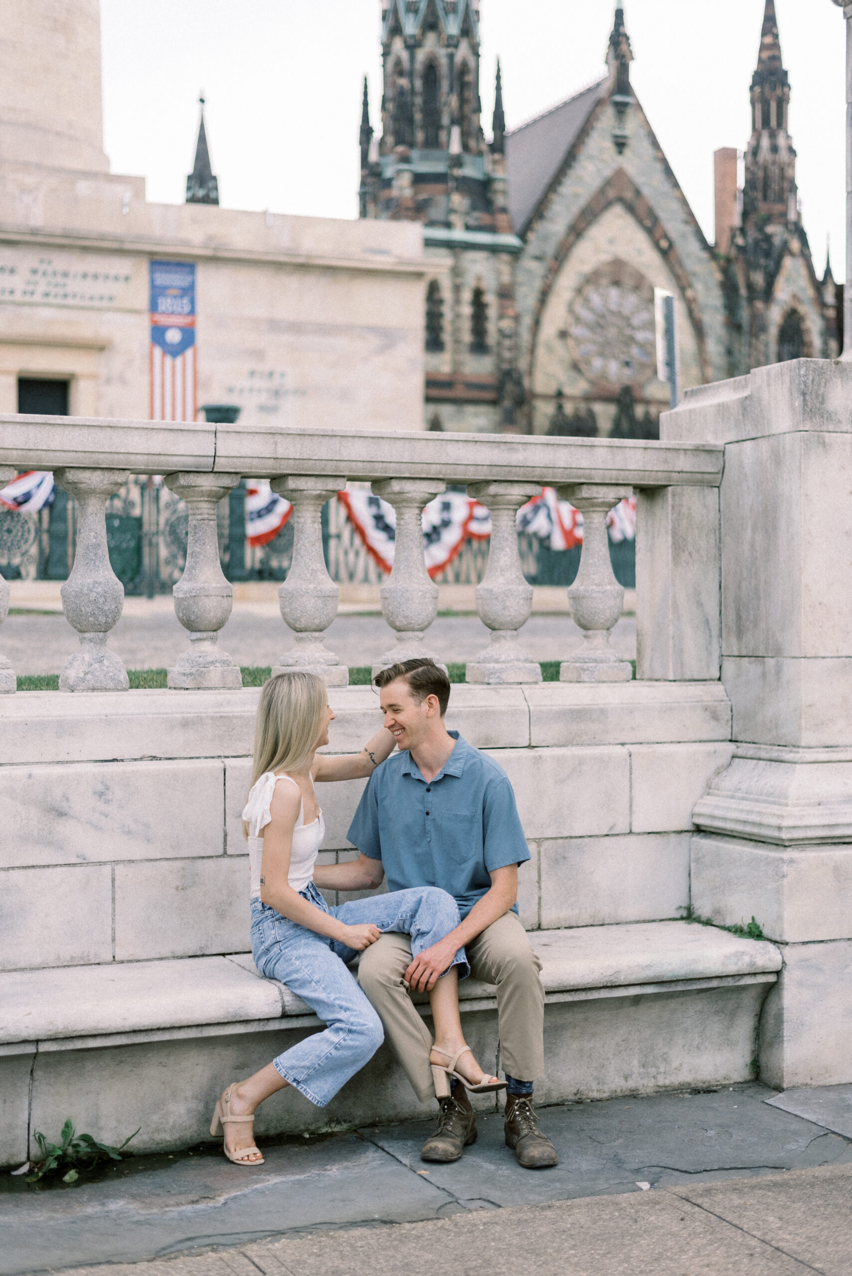 Engagement Portraits at Federal Hill