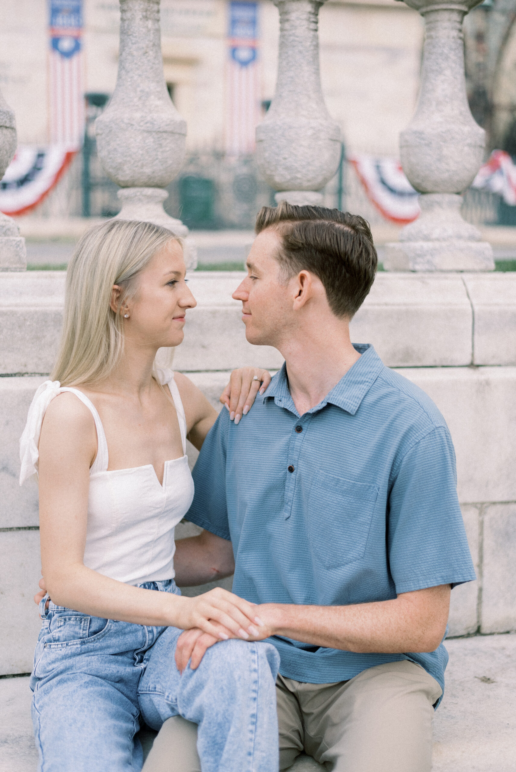 Engagement Portraits at Federal Hill