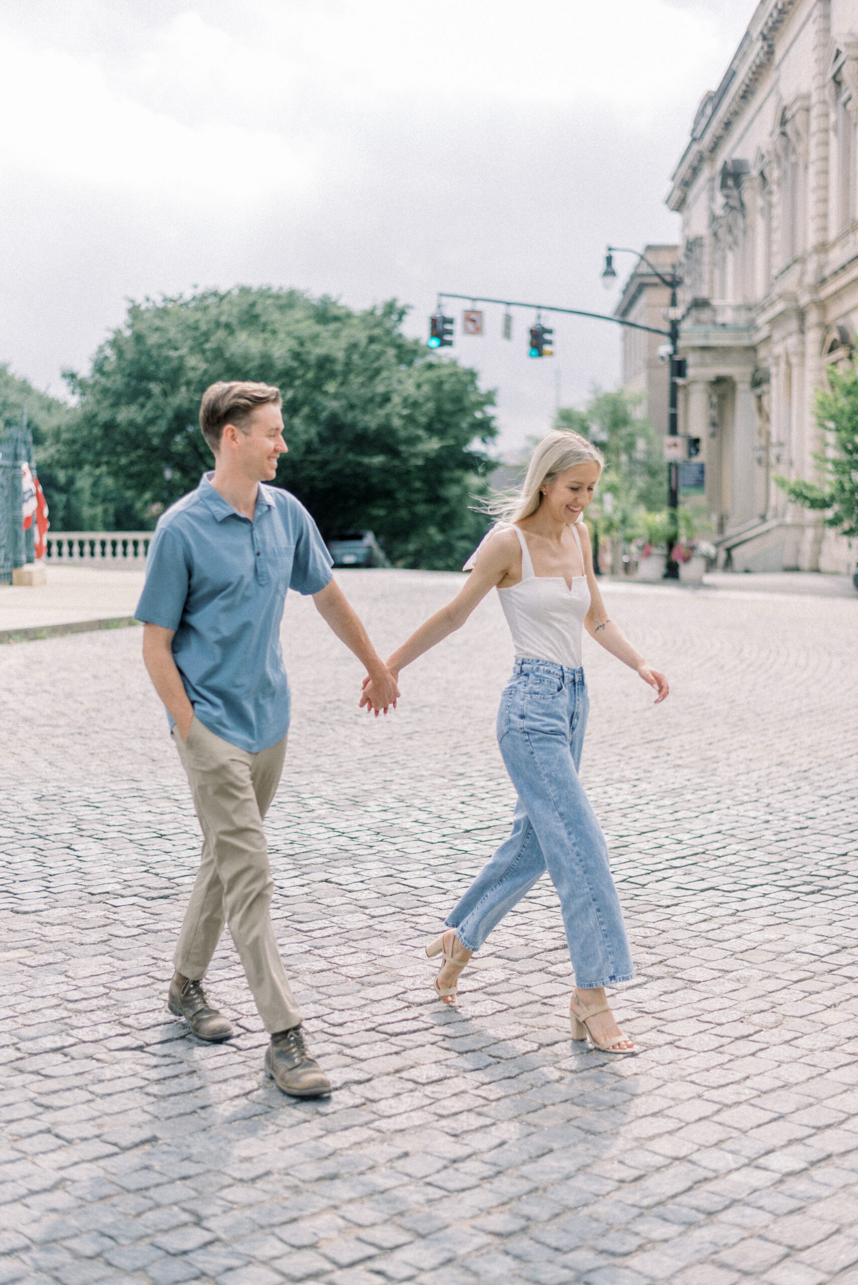 Engagement Portraits at Federal Hill